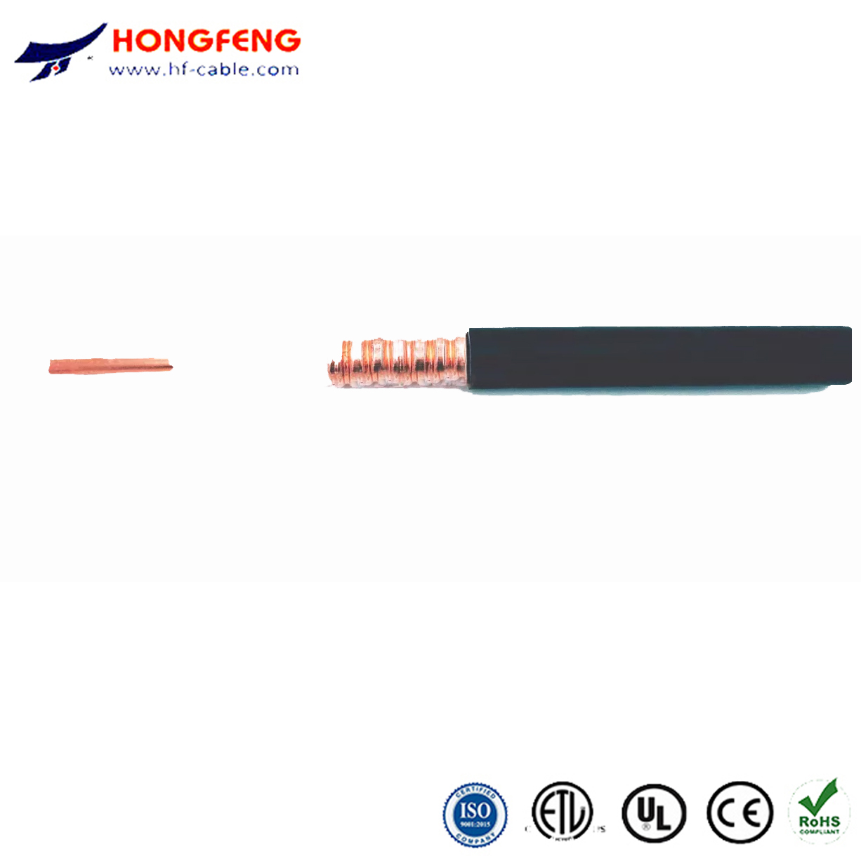 1/4 Inch RF coaxial cable Leaky Feeder Cable